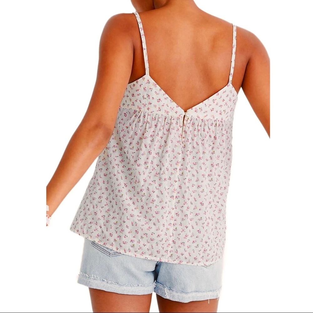 NEW MADEWELL SPAGHETTI STRAP FLORAL TANK TOP - Picture 6 of 8